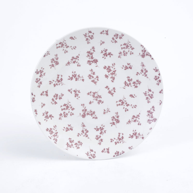 Gibson Home Mountain Thistle 12pc Pad Pad Print Porcelain Dinnerware Set - Gift Box