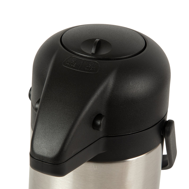 Mr. Coffee Pourlock 3l Stainless Steel Vacuum Coffee Pump Pot w/ Lid - Gift Box