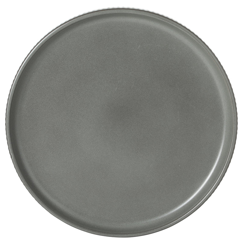 Gibson Elite Townscape 12 pc Reactive Glaze Stoneware Stackable Dinnerware Set - Gift Box w/ Remailer
