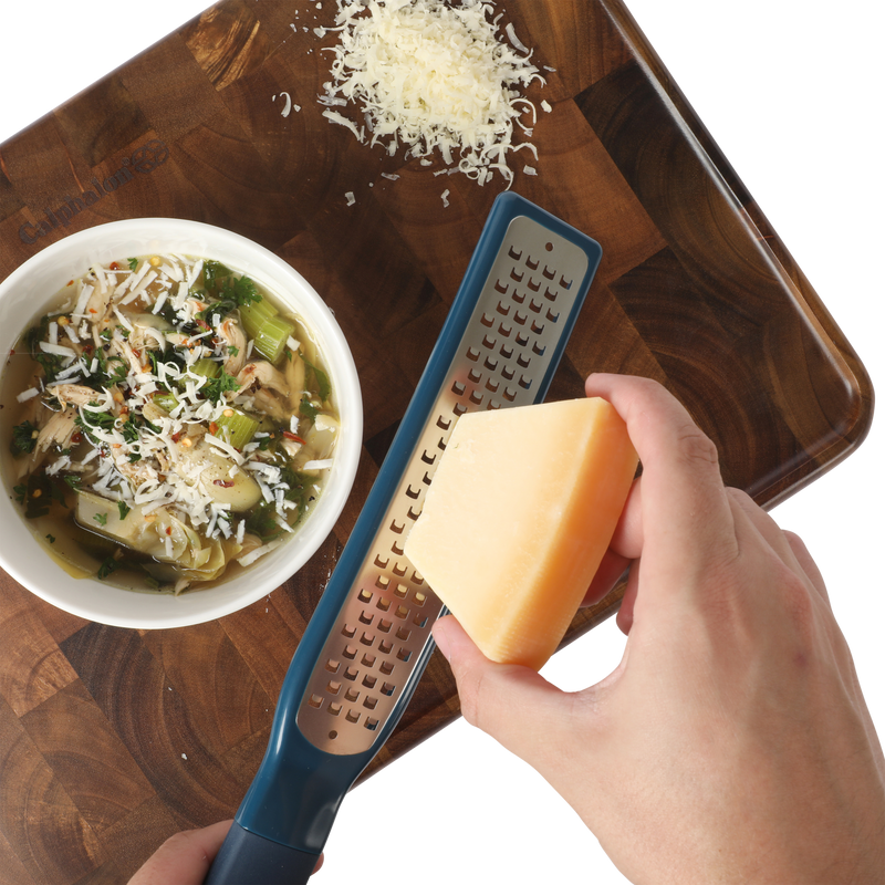 Calphalon Edge Stainless Steel Head Long Grater w/ Cover - Open Stock w/ Tie Card