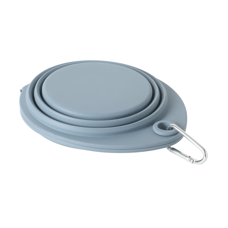 Gibson Home Wanderhound 11.8" Silicone Collapsible Pet Bowl - Open Stock w/ Color Sleeve