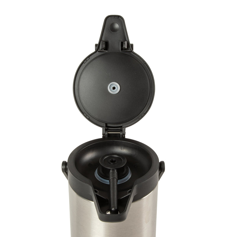 Mr. Coffee Pourlock 3l Stainless Steel Vacuum Coffee Pump Pot w/ Lid - Gift Box