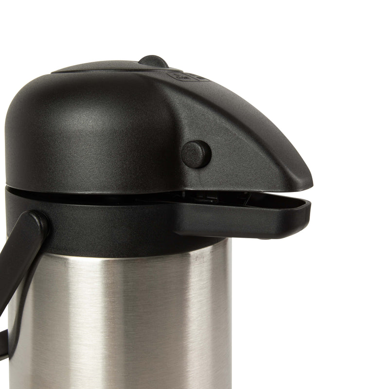 Mr. Coffee Pourlock 3l Stainless Steel Vacuum Coffee Pump Pot w/ Lid - Gift Box