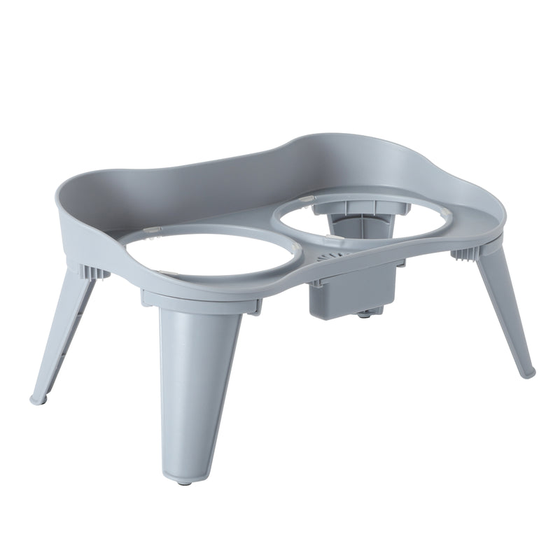 Gibson Home Wags N' Whiskers 2 pc 12oz Stainless Steel Pet Bowl w/ PP Stand - Open Stock w/ Color Label & Shrink Wrap
