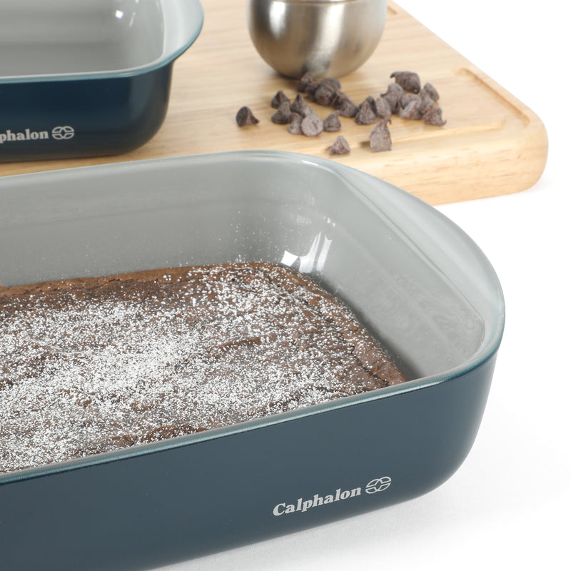 Calphalon Mirage 2 pc (3.8qt & 1.7qt ) Glass Baking Pan Set - Gift Box
