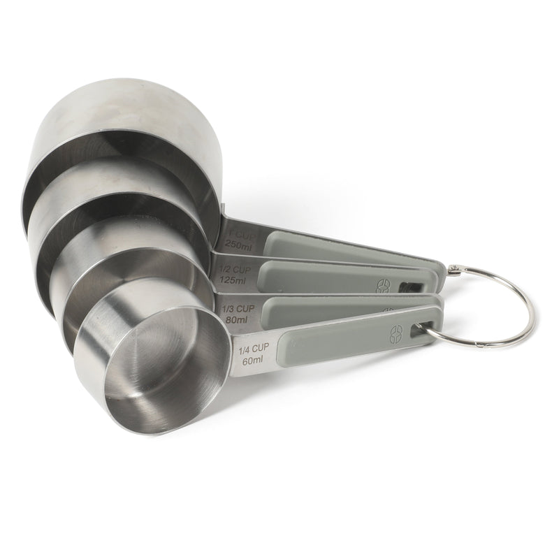 Calphalon Prime 4 pc Stainless Steel Head Measuring Cups - Open Stock w/ Tie Card