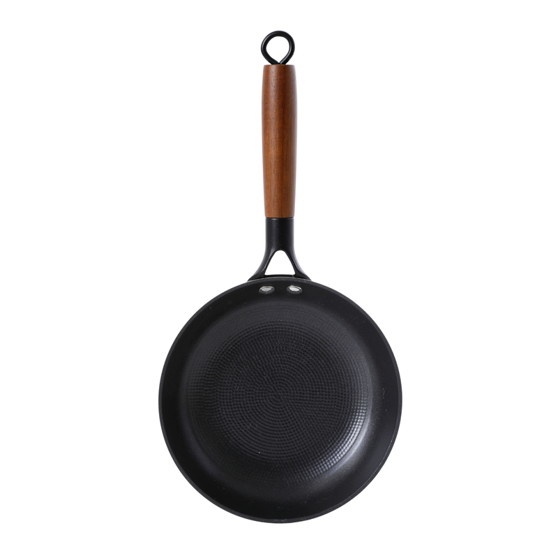 Babish 11" Cast Iron Frying Pan - Honey Comb Textured - Color Sleeve
