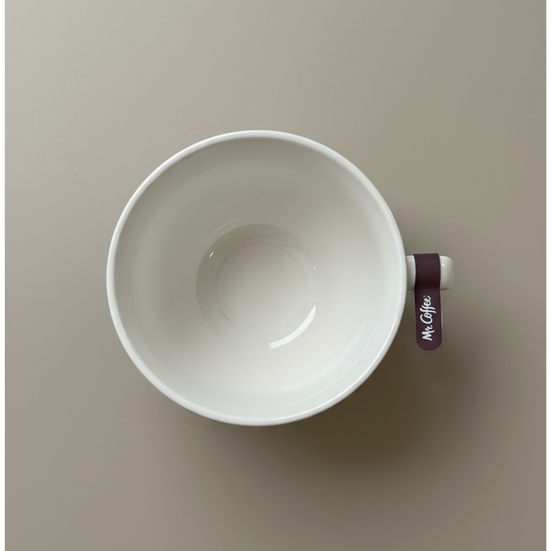 Mr. Coffee Downtown Diner 22oz Solid Color Porcelain Latte Cup - Open Stock w/ U-Label