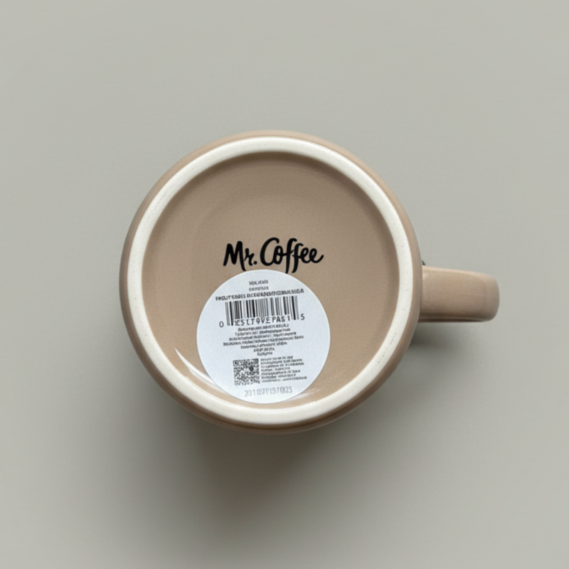 Mr. Coffee Downtown Diner 15oz Solid Color Porcelain Mug - Open Stock w/ U-Label