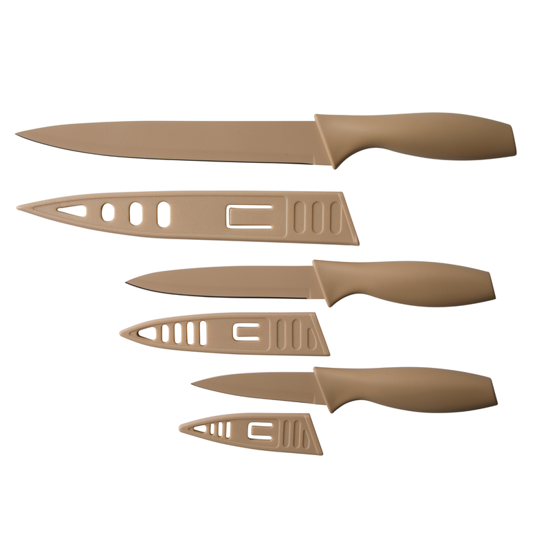 Gibson Home Bostonville 12pc Cutlery Set w/ Sheath - Clampack