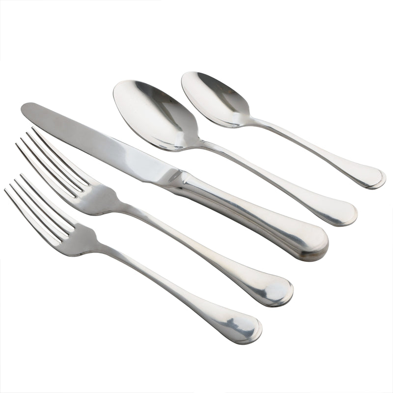Gibson Home Classic Manchester 20pc Flatware Set - Mirror Polished - Hollow Handle - Stainless Steel - Gift Box