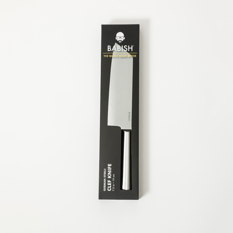 Babish 7.5" German Steel Clef Knife - Gift Box w/ Remailer