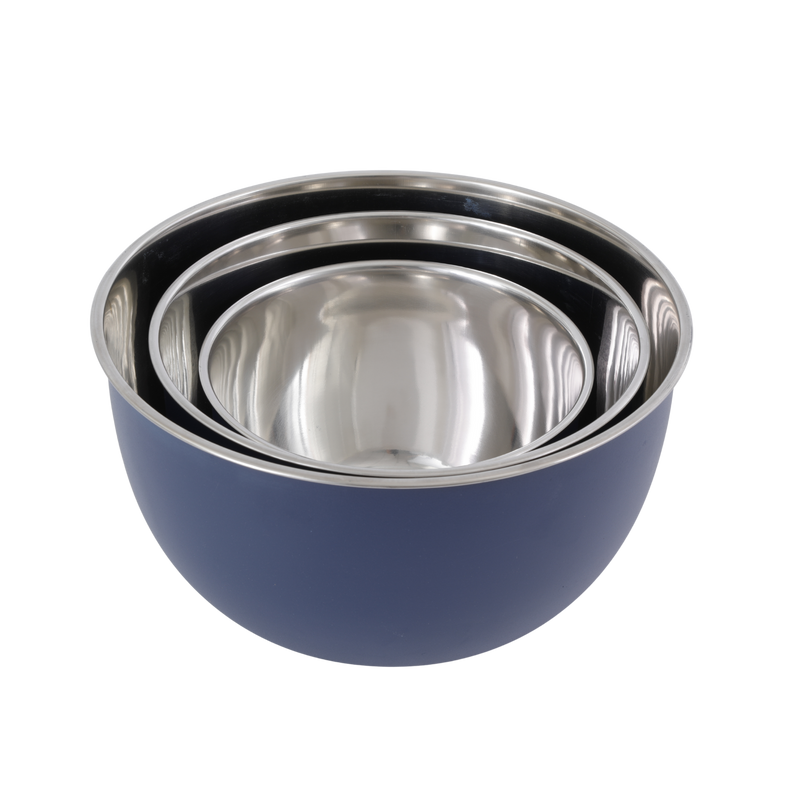 Oster Foxgate 3 pc Stainless Steel Mixing Bowls - Polished  Int -  - O/S CS