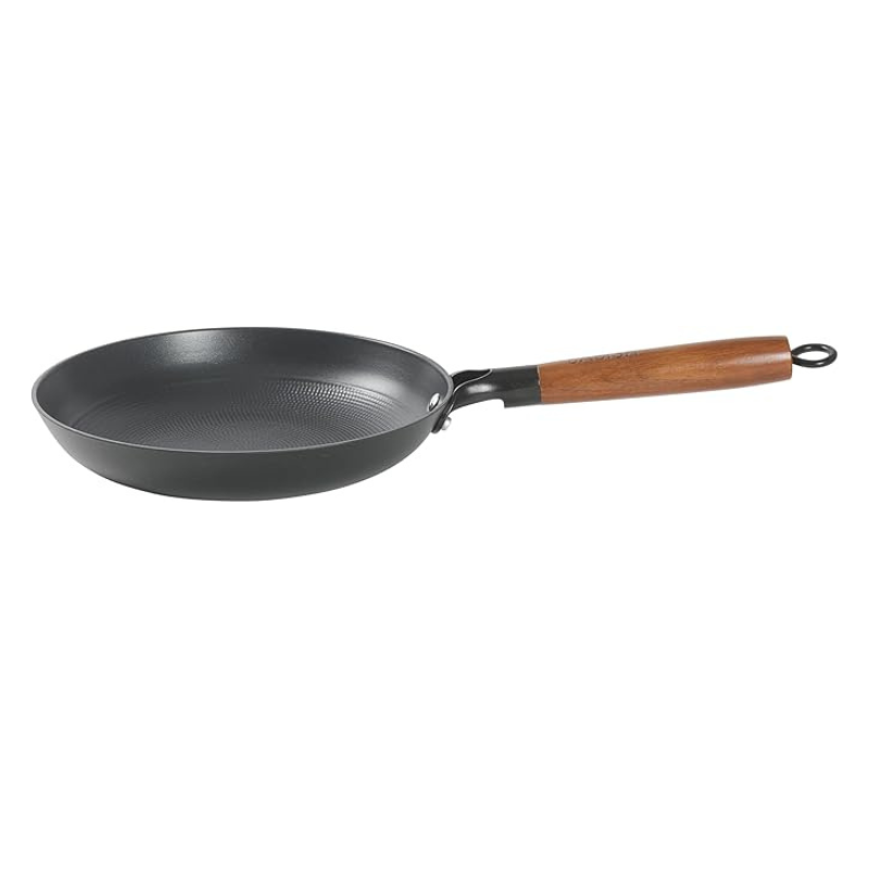 Babish 9.5" Cast Iron Frying Pan - Honey Comb Textured - Color Sleeve