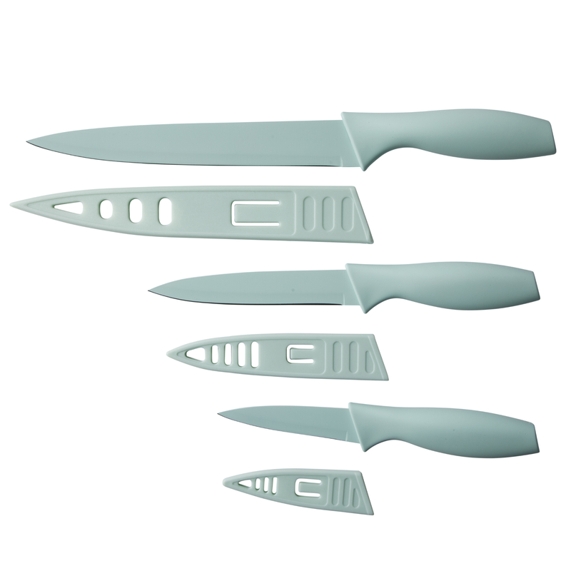 Gibson Home Bostonville 12pc Cutlery Set w/ Sheath - Clampack