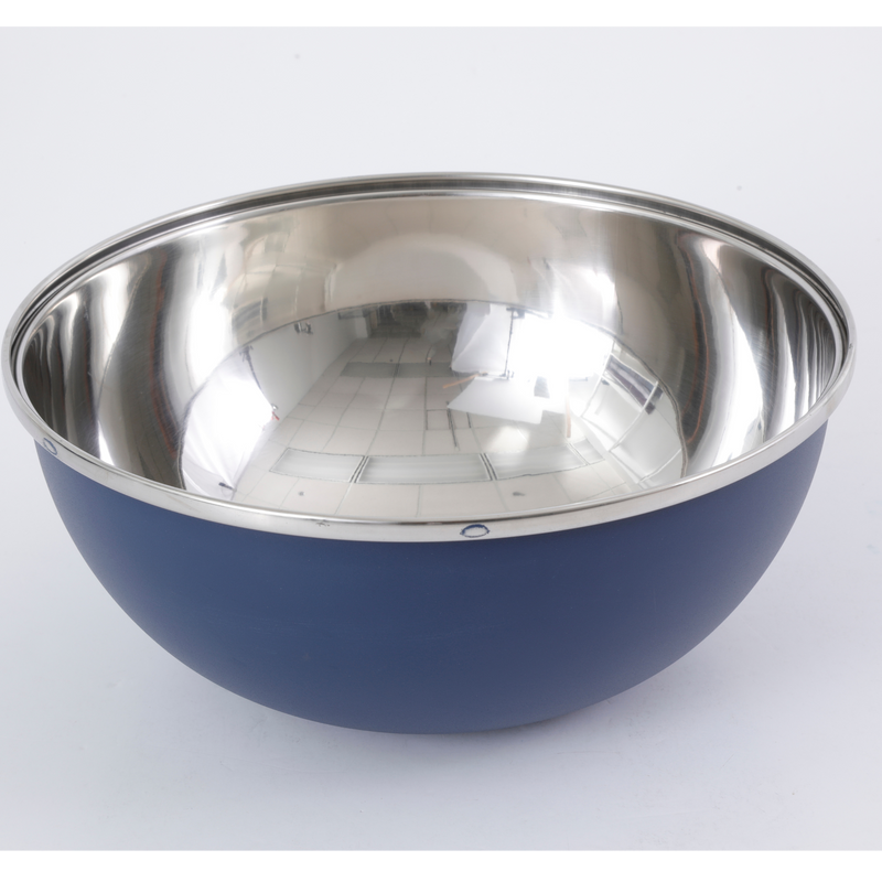 Oster Corden 5 Qt Stainless Steel Mixing Bowl w/ Anti-Skid Base - Square Edge - Open Stock w/ Color Sleeve