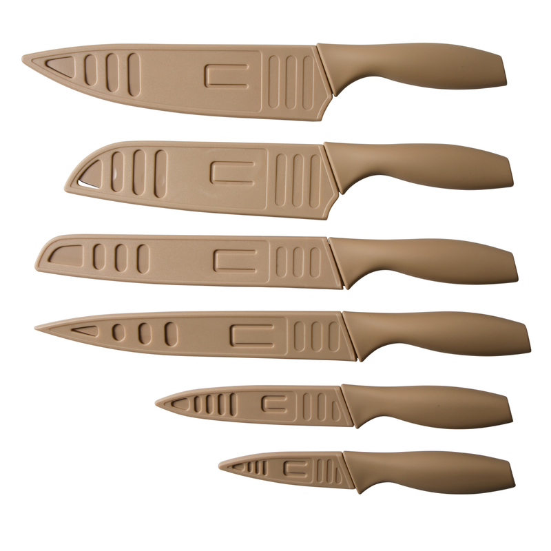 Gibson Home Bostonville 12pc Cutlery Set w/ Sheath - Clampack