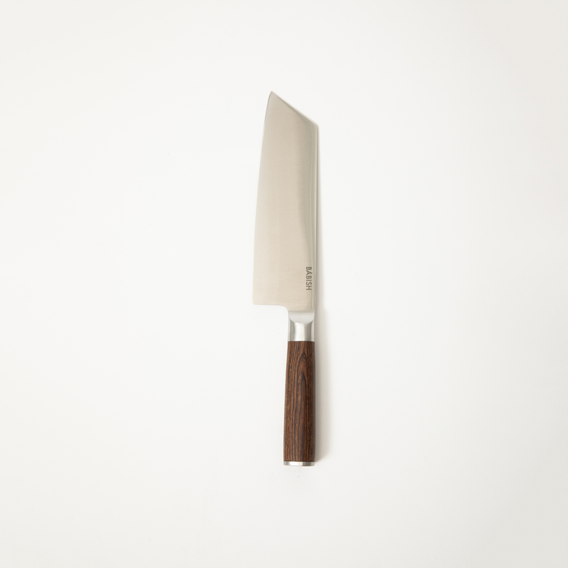 Babish 7.5" German Steel Clef Knife w/ Paka Wood Handle - Gift Box w/ Remailer