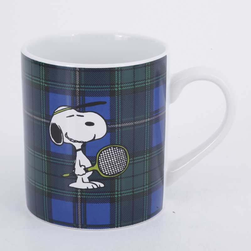 Peanuts Midcentury Cool 19 oz Mug - 4 Assorted Designs - Decorated - Stoneware - Open Stock
