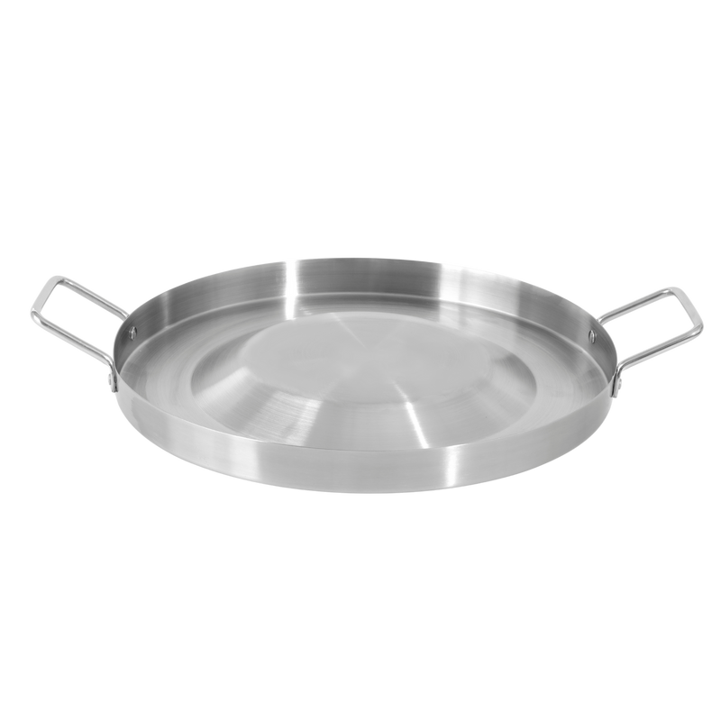 Oster Sangerfield 15.75" Stainless Steel Convex Comal w/ Handles - Brushed - Open Stock  Color Label