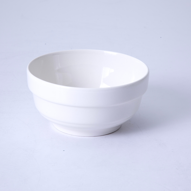 Gibson Home Great Essentials 4pc Bowl Set- White - Fine Ceramic - Color Sleeve