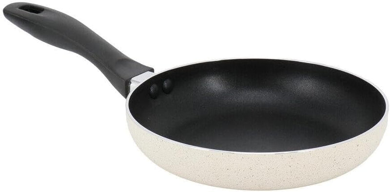 Oster Clairborne 8" Aluminum Frying Pan - Linen - Nonstick - Hammered Exterior - Bakelite Handle - Color Label