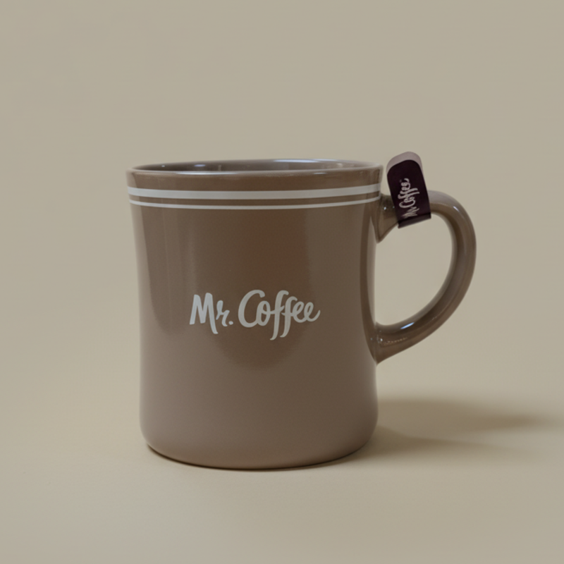 Mr. Coffee Downtown Diner 15oz Solid Color Porcelain Mug - Open Stock w/ U-Label