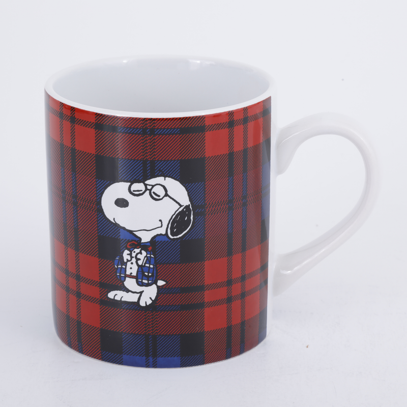 Peanuts Midcentury Cool 19 oz Mug - 4 Assorted Designs - Decorated - Stoneware - Open Stock