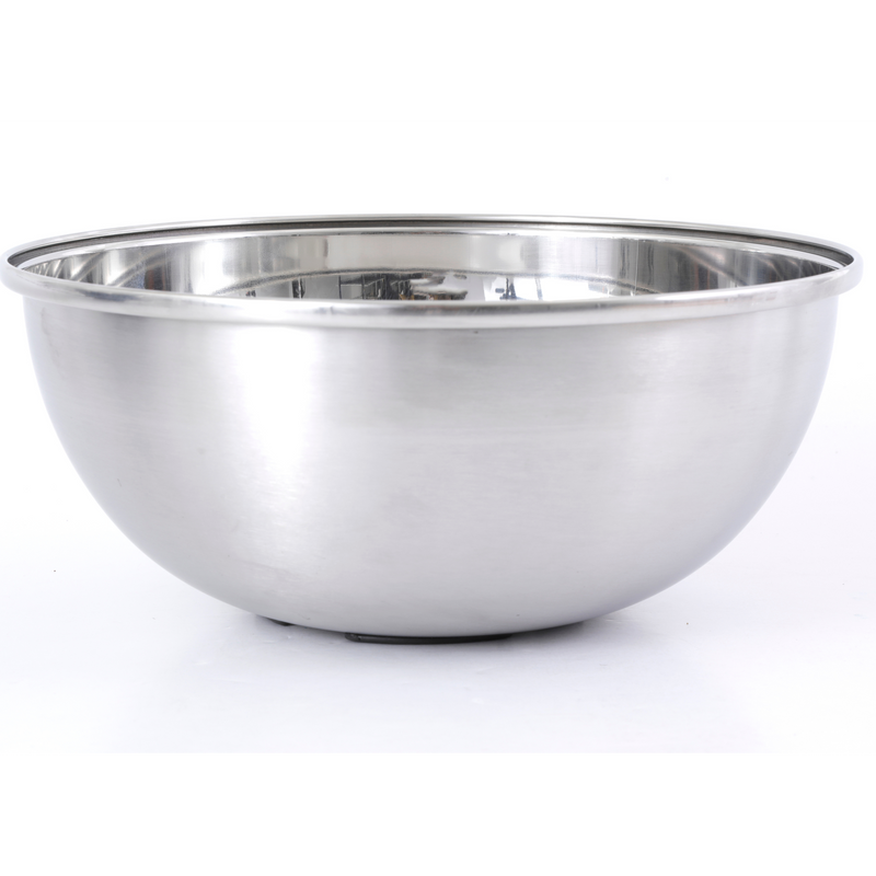 Oster Corden 5 Qt Stainless Steel Mixing Bowl w/ Anti-Skid Base - Square Edge - Open Stock w/ Color Sleeve