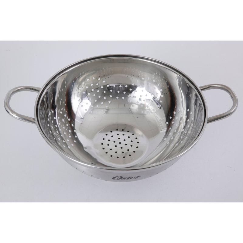 Oster Corden 5 qt Stainless Steel Colander - Open Stock w/ Color Sleeve