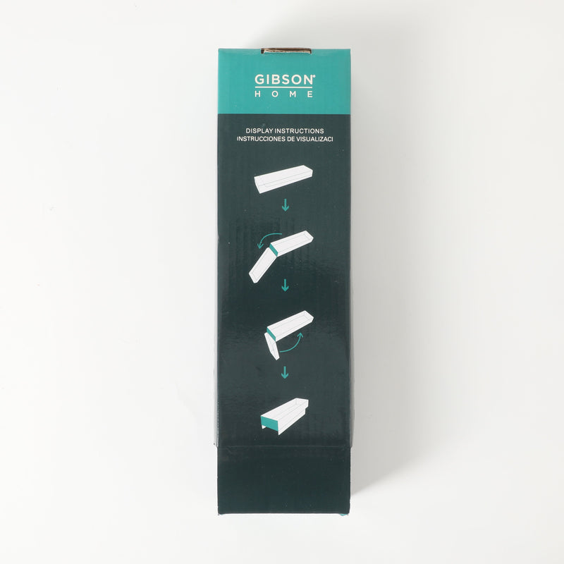 Gibson Home Abbie 4 Pack Dinner Fork - Tumble Finish - Stainless Steel - Hang Tag - PDQ
