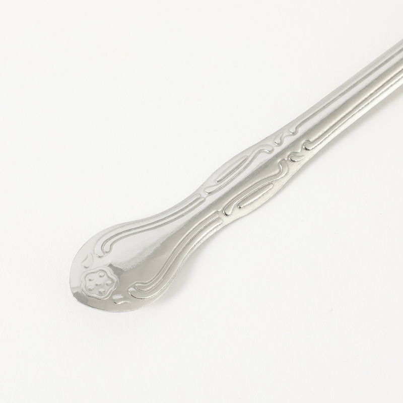 Gibson Home Abbie 4 Pack Dinner Spoon - Tumble Finish - Stainless Steel - Hang Tag - PDQ