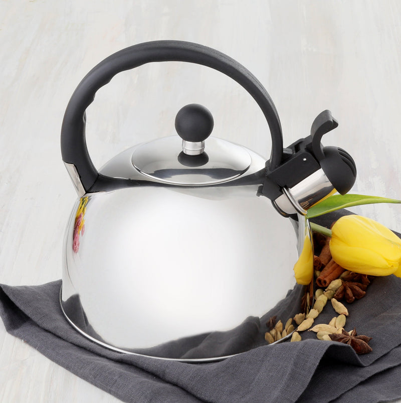 Gibson Home Springberry 2.25qt Stainless Steel Tea Kettle - Open Stock w/ Hang Tag