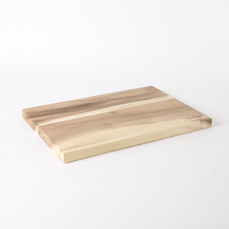 Martha Stewart Everyday Westhaven 18.9" x 12.8" Acacia Wood Cutting Board - Shrink Wrap w/ Color Label