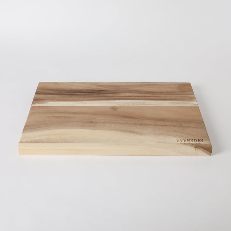 Martha Stewart Everyday Westhaven 18.9" x 12.8" Acacia Wood Cutting Board - Shrink Wrap w/ Color Label