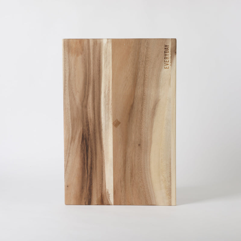 Martha Stewart Everyday Westhaven 18.9" x 12.8" Acacia Wood Cutting Board - Shrink Wrap w/ Color Label