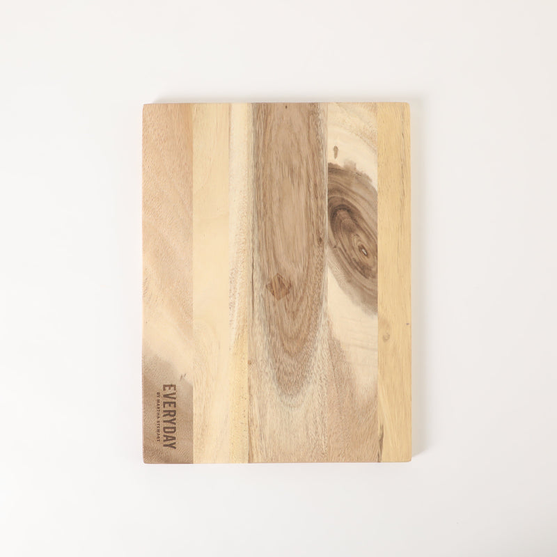 Martha Stewart Everyday Westhaven 14.96" x 11.02" Acacia Wood Cutting Board - Shrink Wrap w/ Color Label