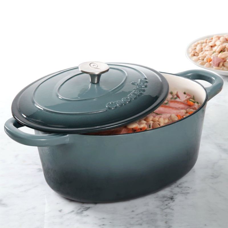 Crock-Pot Artisan 7qt Enamel Cast Iron Dutch Oven w/ Lid - Cast Iron - GBX