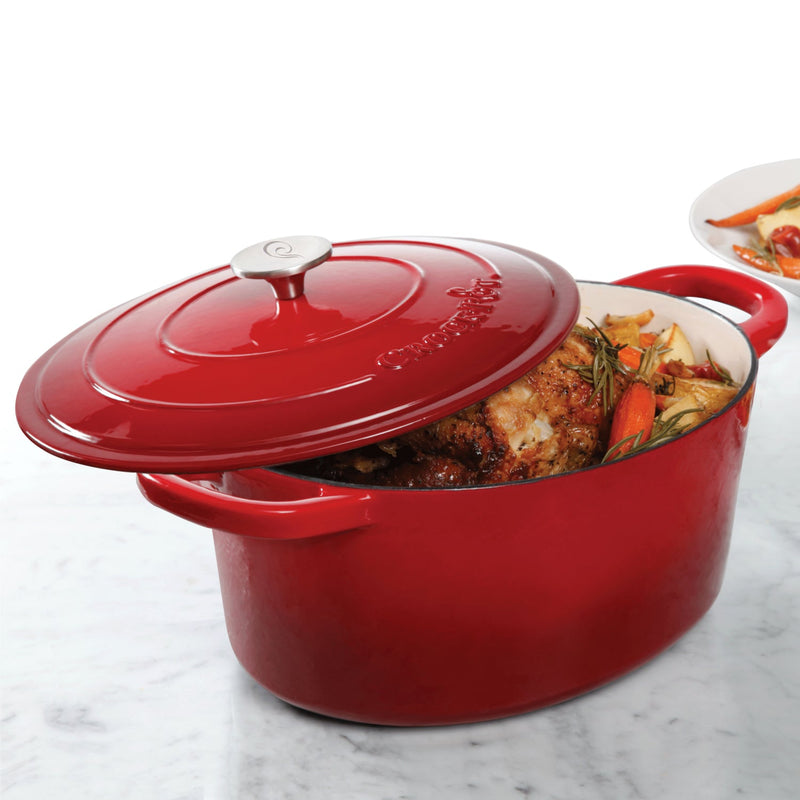 Crock-Pot Artisan 7qt Enamel Cast Iron Dutch Oven w/ Lid - Cast Iron - GBX