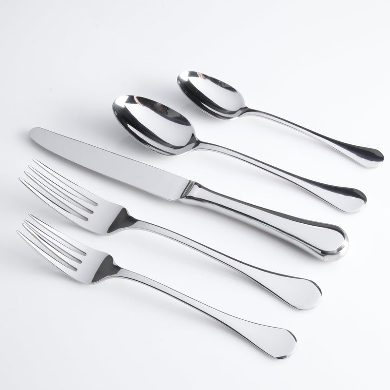Gibson Home Classic Manchester 20pc Flatware Set - Mirror Polished - Hollow Handle - Stainless Steel - Gift Box