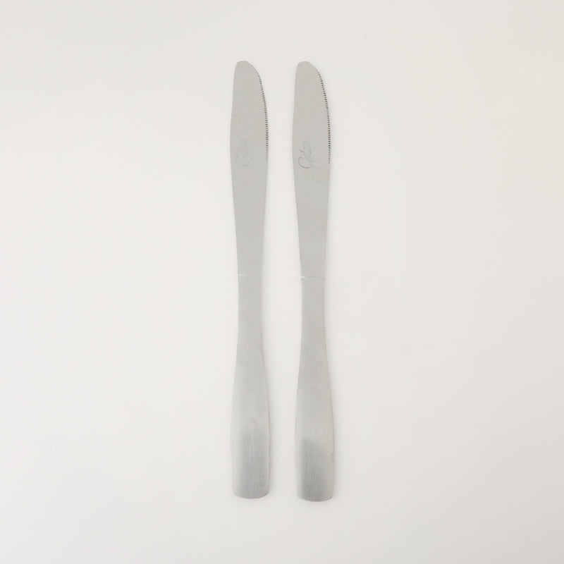 Gibson Home Classic Profile 2 Pack Dinner Knives - Mirror Polished - Stainless Steel - Hang Tag