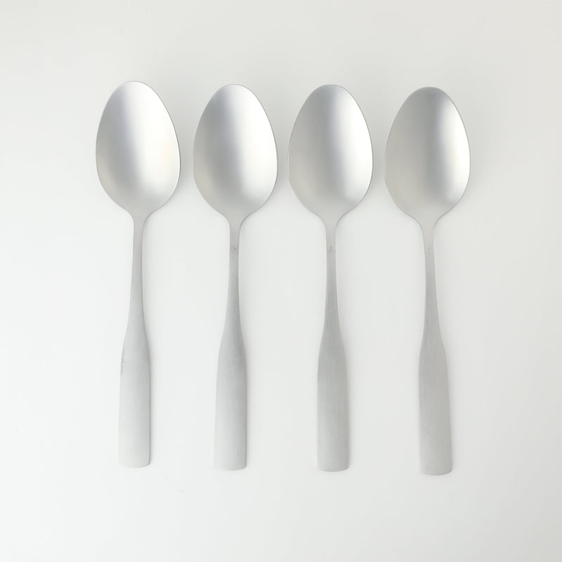 Gibson Home Classic Profile 4 Pack Dinner Spoon - Mirror Polished - Stainless Steel - Hang Tag