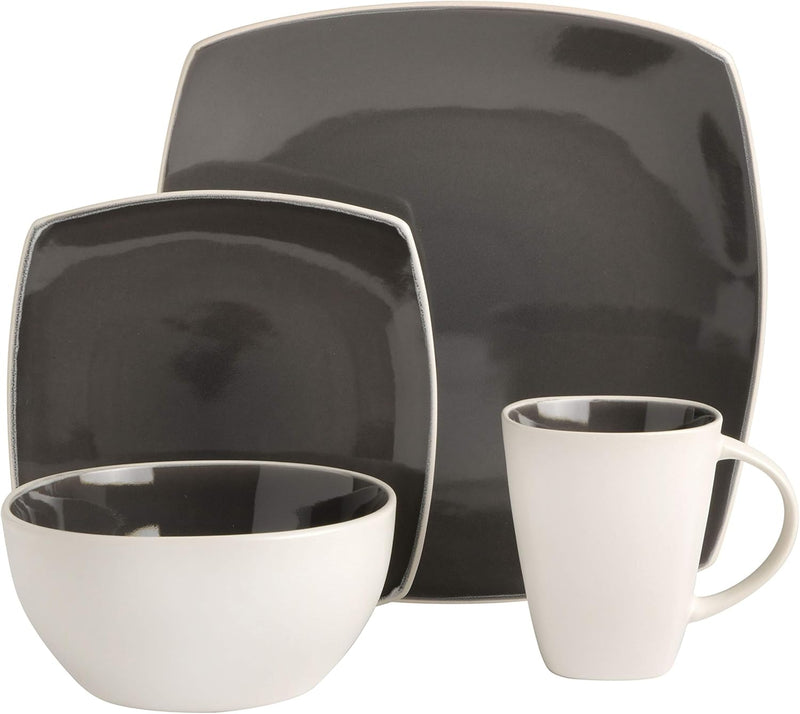 Soho Lounge 16pc Stoneware Dinnerware Set - Remailer