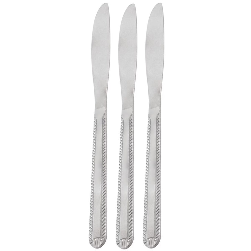 Gibson Home Tustin 3 pc Stainless Steel Dinner Knife - Hang Tag