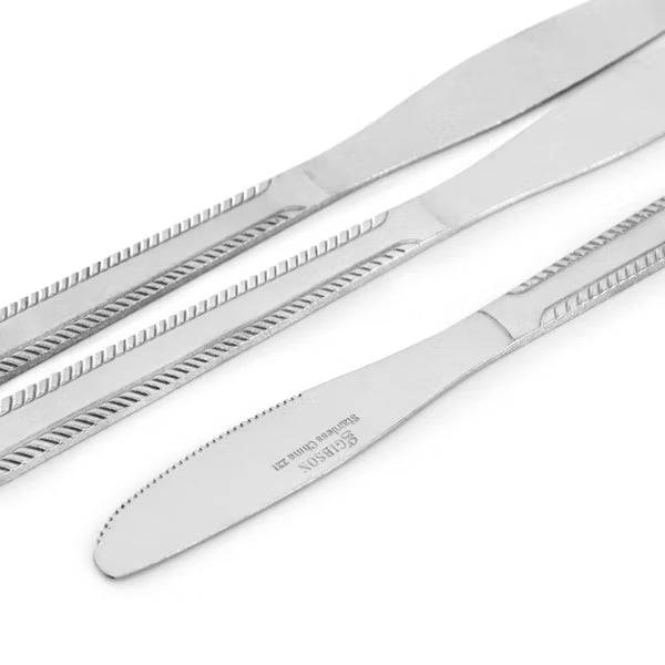 Gibson Home Tustin 3 pc Stainless Steel Dinner Knife - Hang Tag
