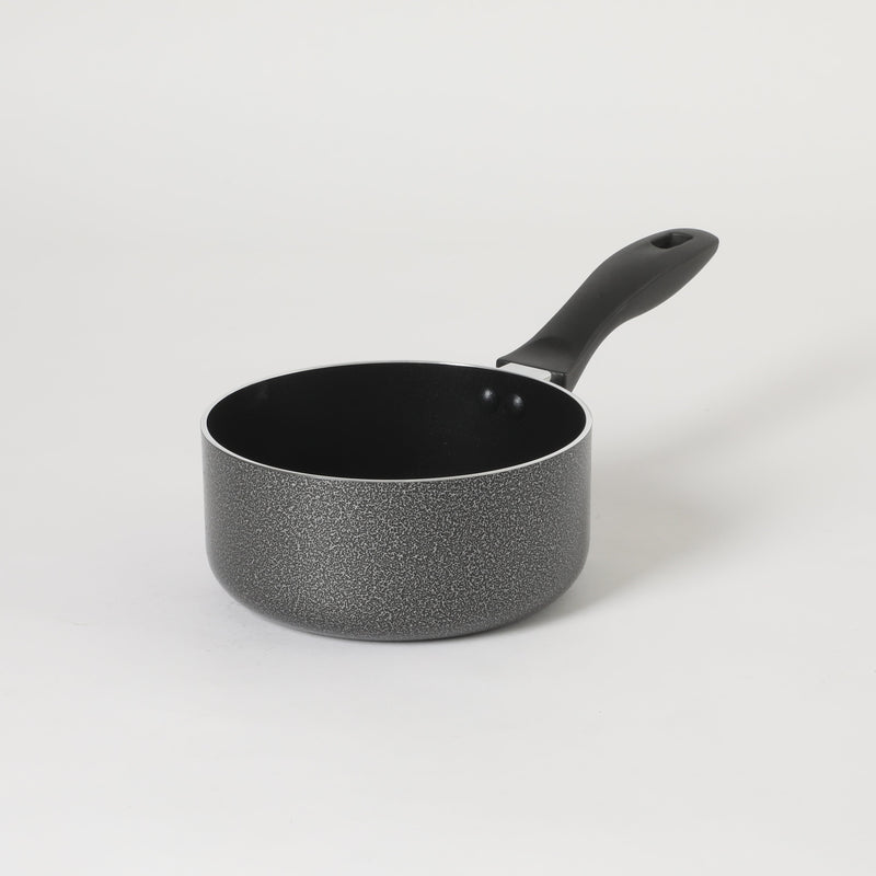 Oster Clairborne 1.5qt Aluminum Sauté Pan w/ Lid - Charcoal Grey - Nonstick - Hammered Exterior - Color Coating - Bakelite Handle & Knob - Shrink Wrap w/ Color Label