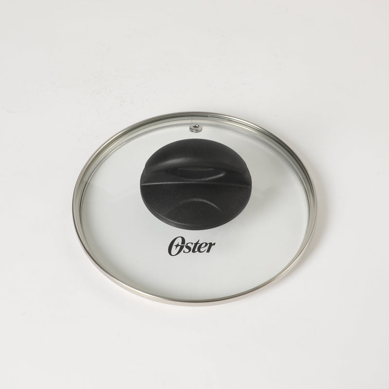 Oster Clairborne 1.5qt Aluminum Sauté Pan w/ Lid - Charcoal Grey - Nonstick - Hammered Exterior - Color Coating - Bakelite Handle & Knob - Shrink Wrap w/ Color Label