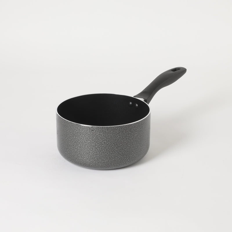 Oster Clairborne 2.5qt Aluminum Sauté Pan w/ Lid - Charcoal Grey - Nonstick - Hammered Exterior - Color Coating - Bakelite Handle & Knob - Shrink Wrap w/ Color Label
