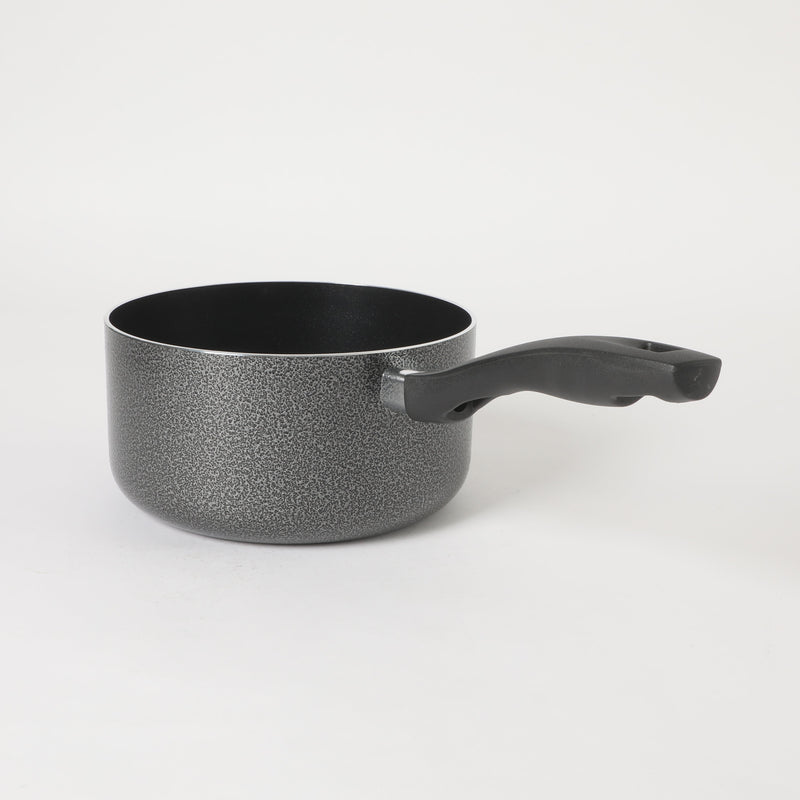 Oster Clairborne 2.5qt Aluminum Sauté Pan w/ Lid - Charcoal Grey - Nonstick - Hammered Exterior - Color Coating - Bakelite Handle & Knob - Shrink Wrap w/ Color Label