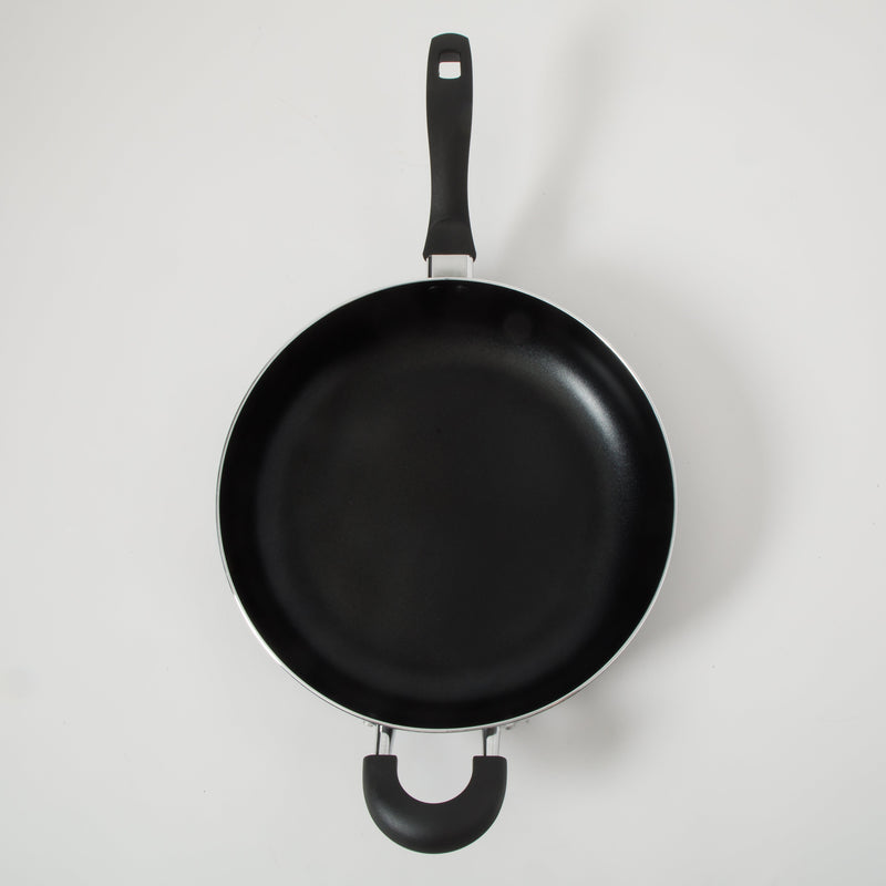 Oster Clairborne 5qt Aluminum Non-Stick Sauté Pan w/ Lid - Shrink Wrap w/ Color Label
